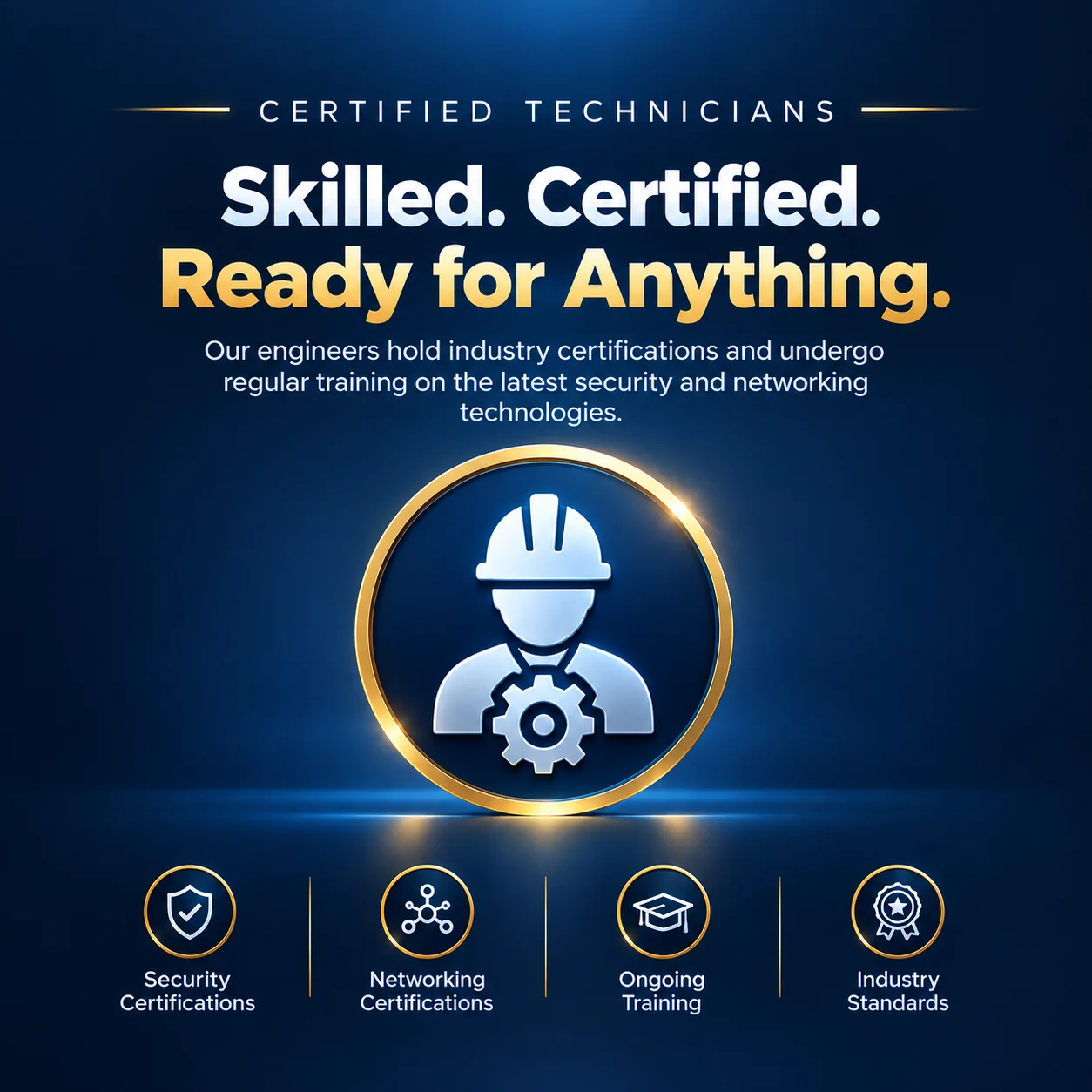 Certified technician emblem